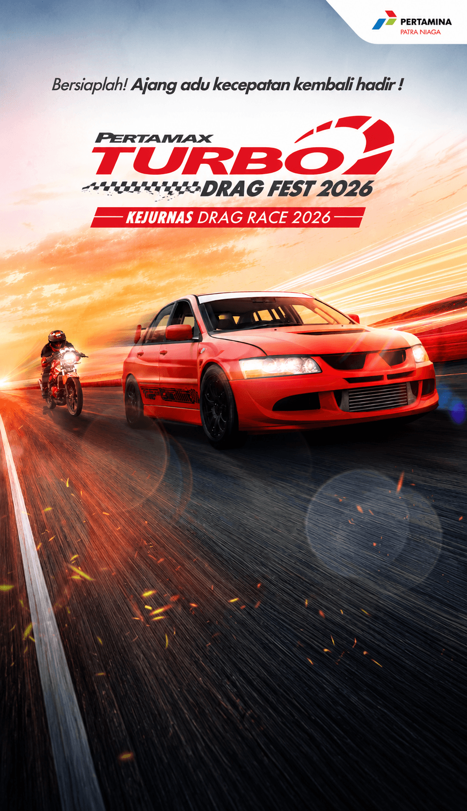 Pertamax Turbo DragFest 2026 — Kejurnas Drag Race