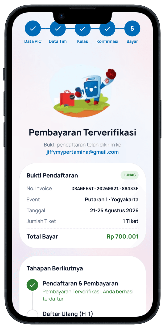 Langkah 8: Pembayaran Terverifikasi