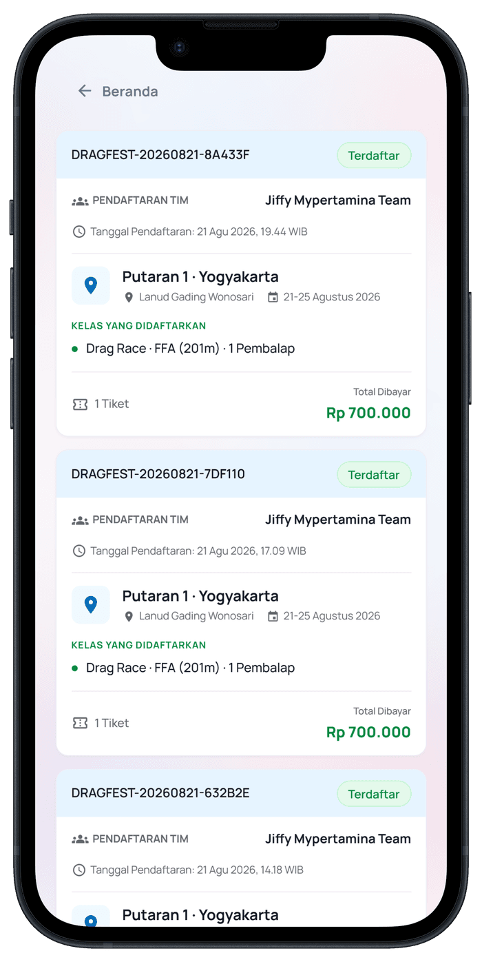 Langkah 9: Cek Status Pendaftaran